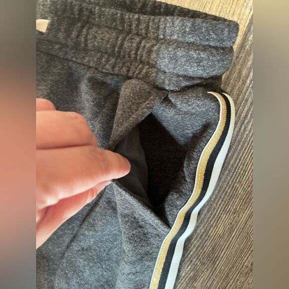 Sundry Black Pants with White Stripes - Picture 3 of 4